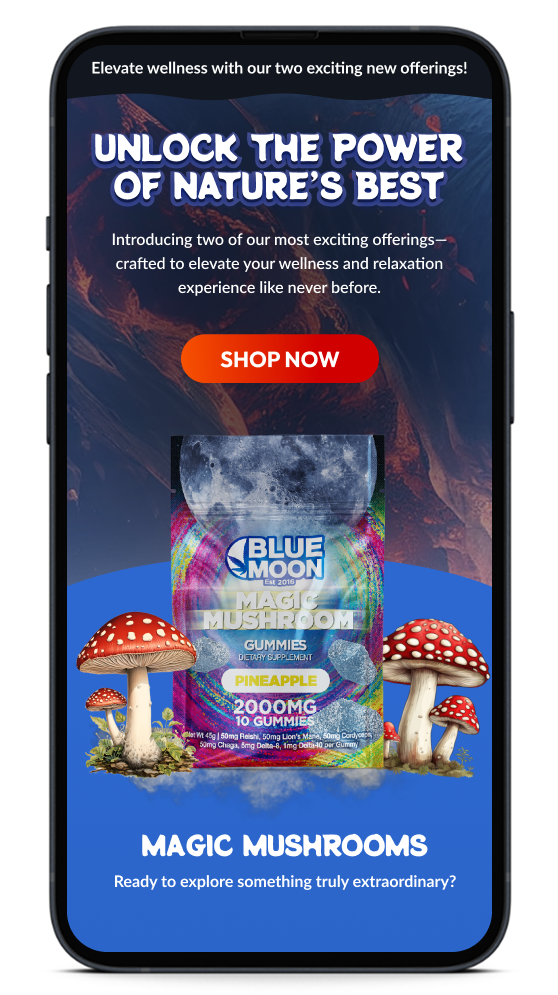 Blumoon Hemp CBD Email campaigns