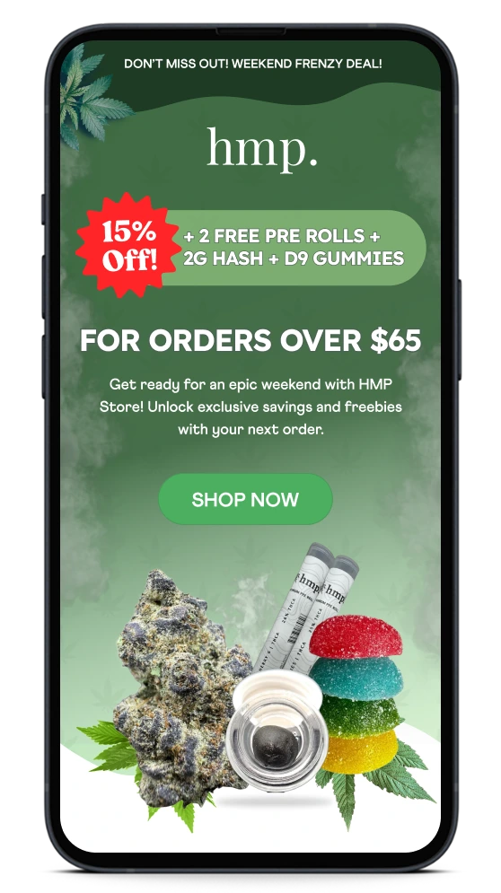hmp.store CBD Email Designs