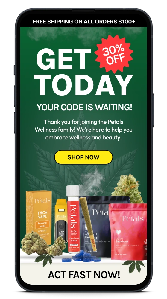 Petals THCA CBD Email Design