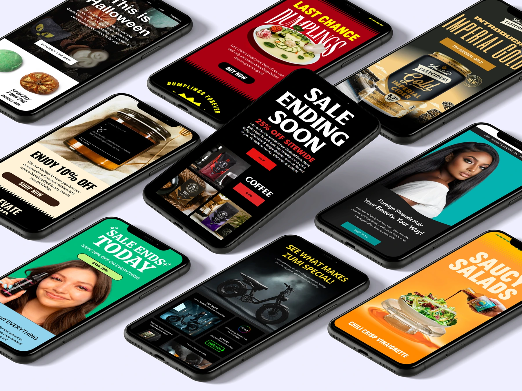 Email design Newsletter template